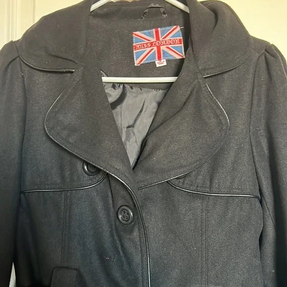 Miss London Medium Jacket BNWT in black - Picture 3 of 5